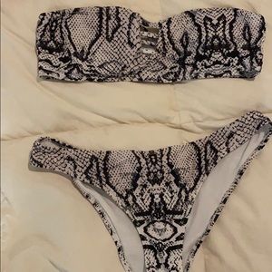 Snake skin bikini